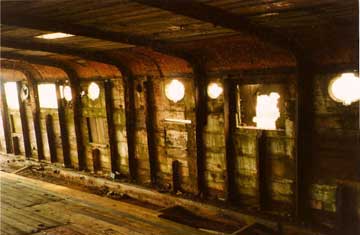 Sunderland City of Adelaide inside the ship